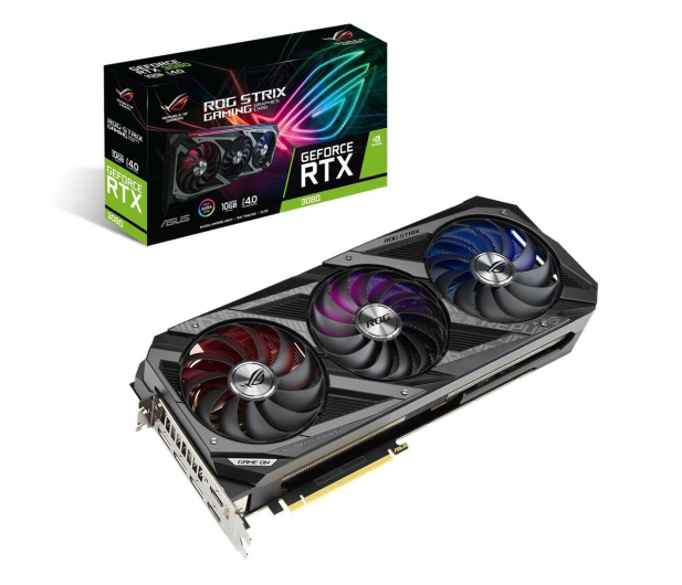 ASUS GeForce RTX 3080 ROG STRIX 10GB GDDR6X - 592548 - zdjęcie